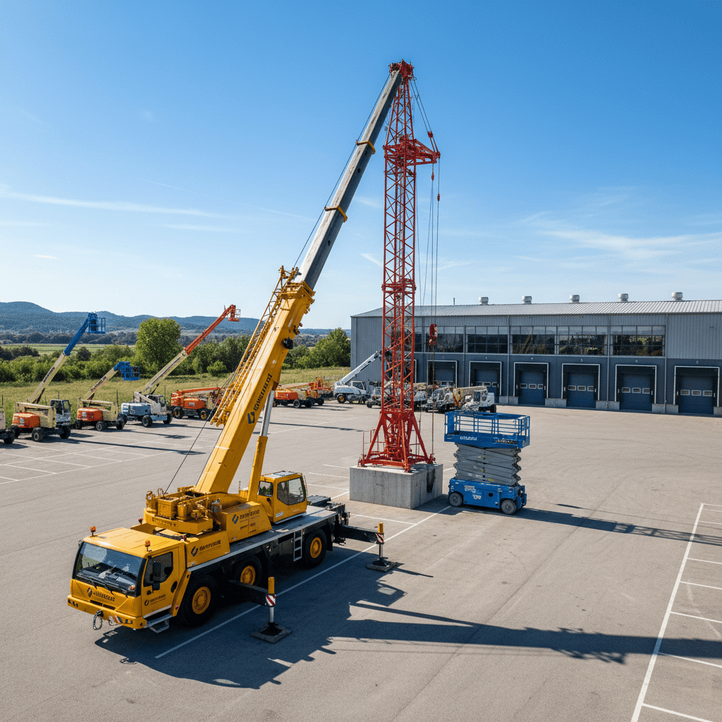 İstanbul kiralık vinç, mobil vinç ve sepetli platform hizmetleri